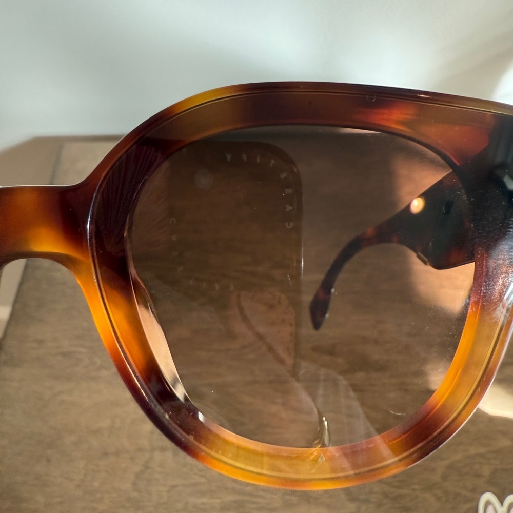 NWOT FENDI First Brown Tortoise Oversized Round Luxury Designer Sunglasses - Picture 7 of 15